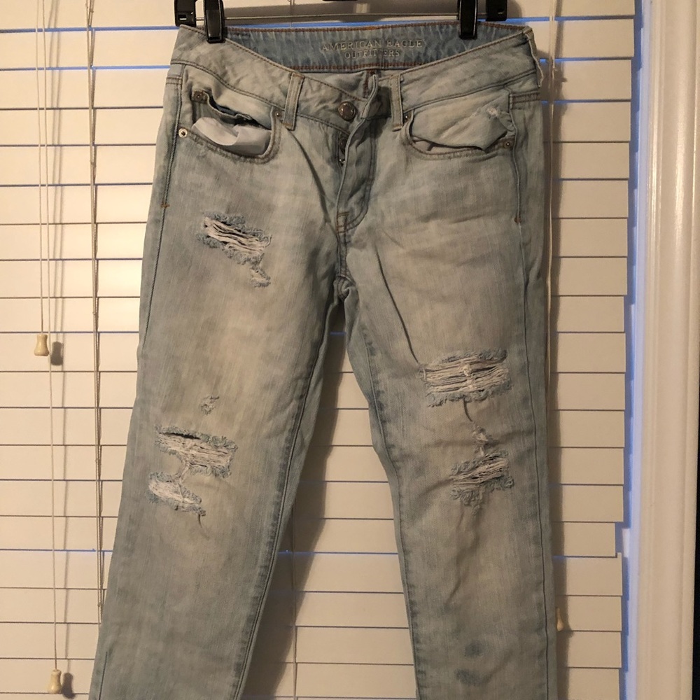 American Eagle Jeans AE boyfriend crop
